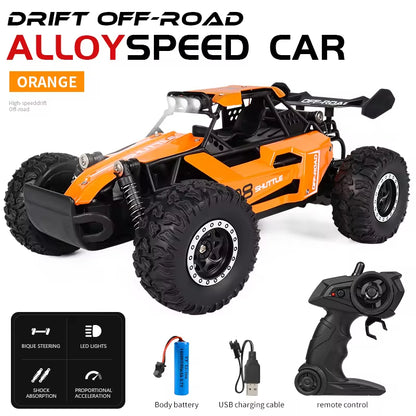 New 1:16/1:20 2.4G Model RC Car with LED Light 2WD Off-Road Remote Control Climbing Vehicle Outdoor Cars Toys Gifts for Kids