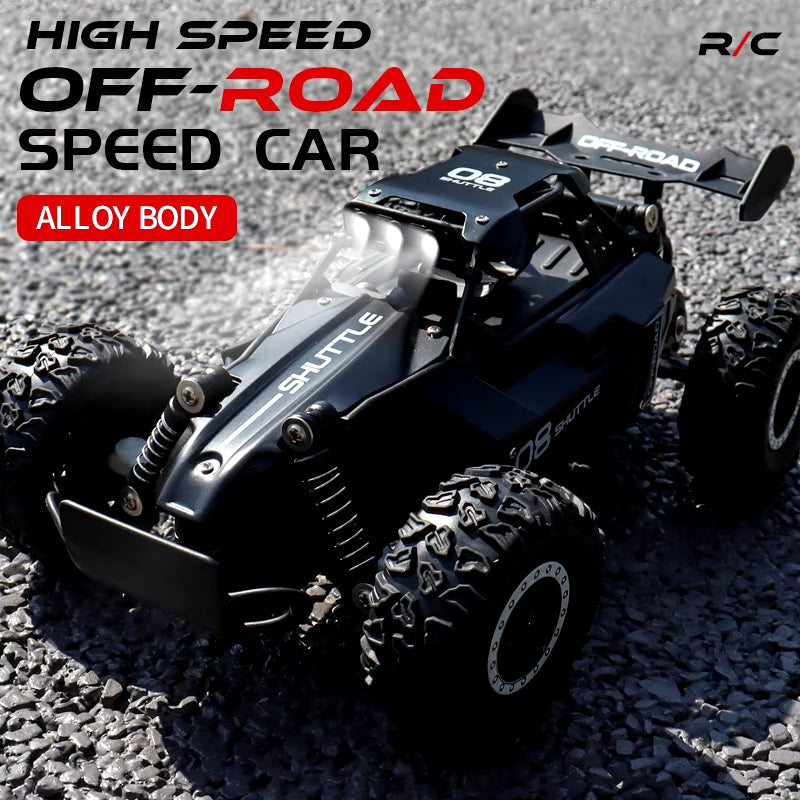 New 1:16/1:20 2.4G Model RC Car with LED Light 2WD Off-Road Remote Control Climbing Vehicle Outdoor Cars Toys Gifts for Kids